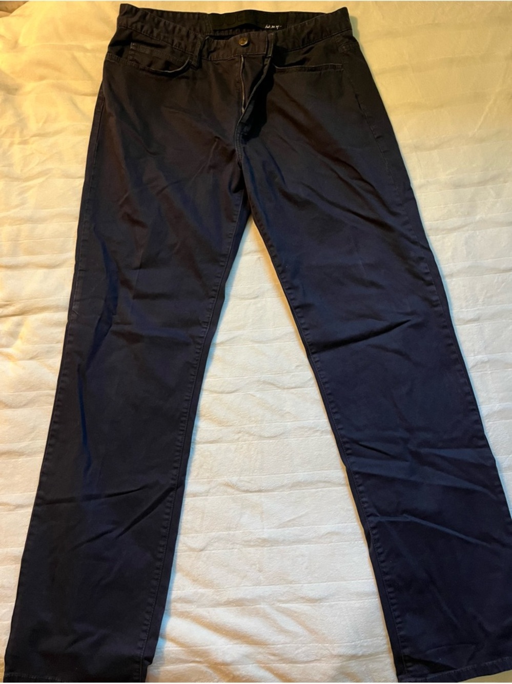 Joe's Jeans Navy Straight Casual Pants